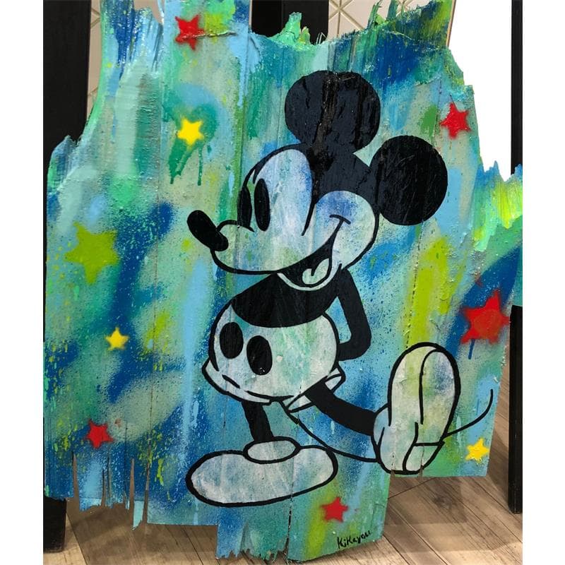 Painting Mickey by Kikayou | Painting Street art Graffiti Pop icons