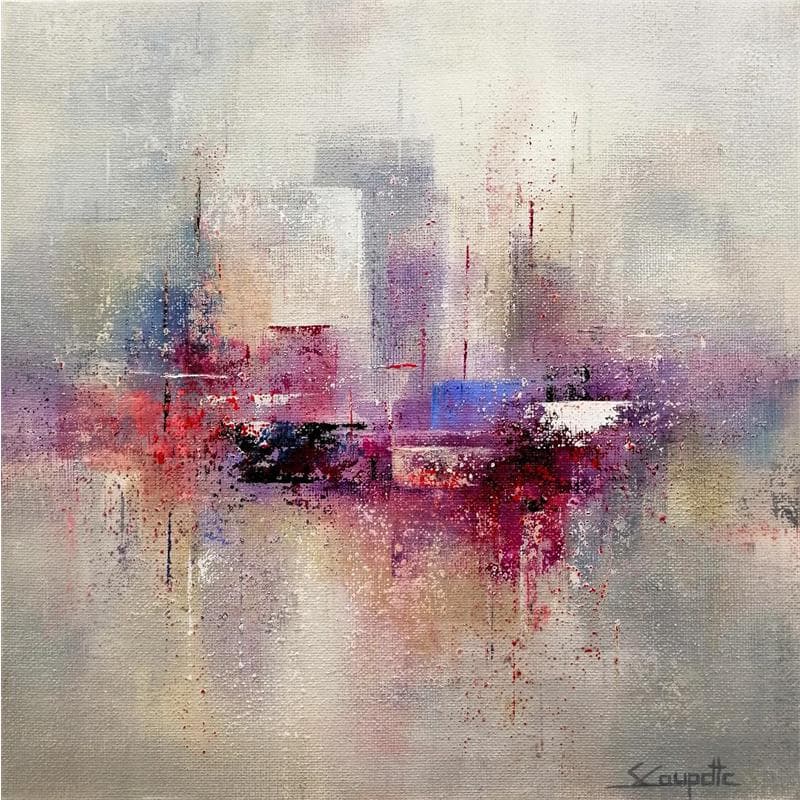 Painting Let's go by Coupette Steffi | Painting Abstract Acrylic Urban