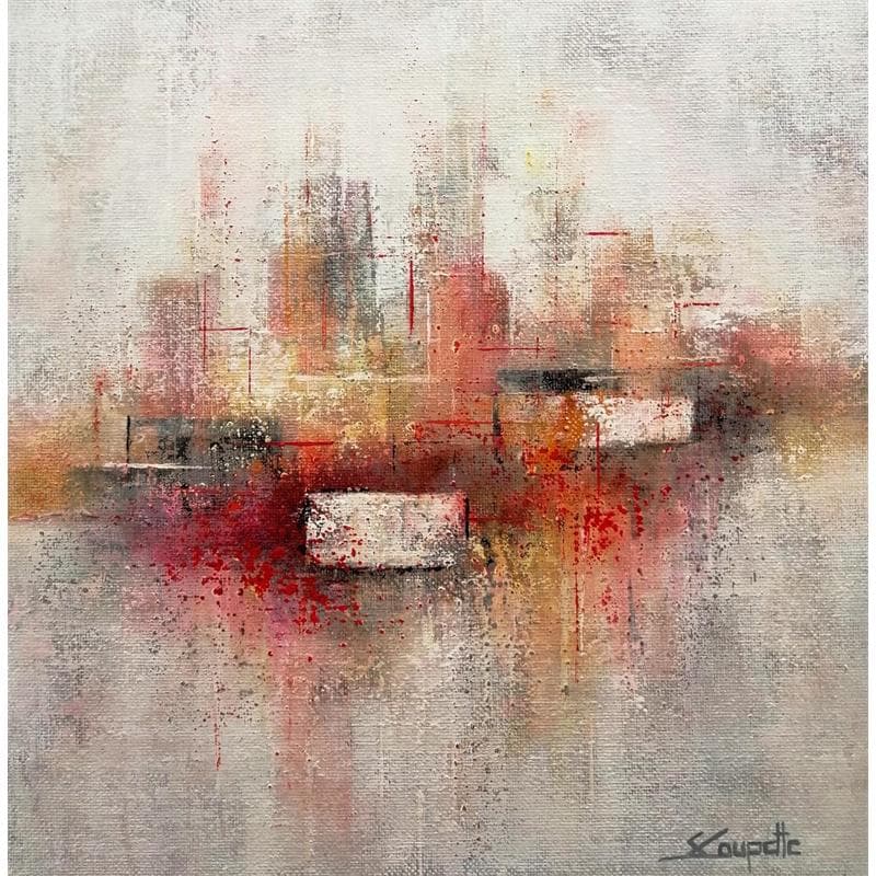 Painting Late morning by Coupette Steffi | Painting Abstract Acrylic Urban