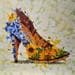 Peinture Chaussure Van Gogh par Heaton Rudyard | Tableau Figuratif Acrylique natures mortes