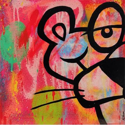 Painting Pink 2 by Kikayou | Painting Pop-art Graffiti Pop icons