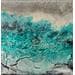 Painting 610 Quartz Smoke Aquamarine by Depaire Silvia | Painting Abstract Mixed Minimalist