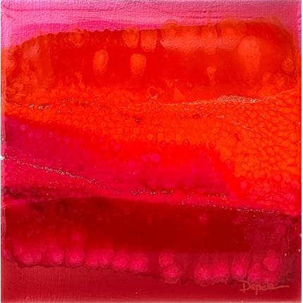 Painting 617 Tourmaline Rose by Depaire Silvia | Painting Abstract Acrylic Minimalist