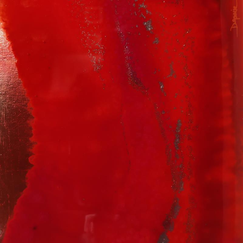 Peinture 645 Tourmaline Rose par Depaire Silvia | Tableau Abstrait Acrylique minimaliste
