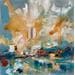 Peinture Cielo Grigio par Abbondanzia Monica | Tableau Impressionnisme Paysages Huile Acrylique