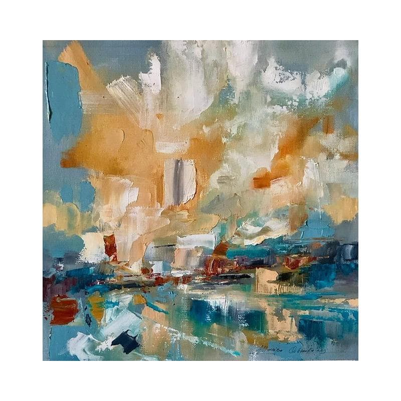 Gemälde Cielo Grigio von Abbondanzia Monica | Gemälde Impressionismus Acryl, Öl Landschaften, Pop-Ikonen