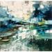 Peinture Oggi cielo par Abbondanzia Monica | Tableau Abstrait Paysages Huile Acrylique