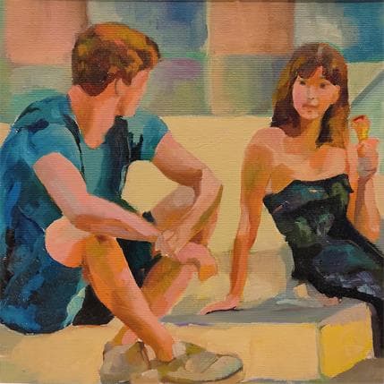 Painting Marseille by Gallo Manuela | Painting Figurative Acrylic Life style