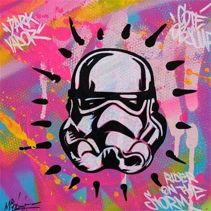 Peinture Rider on the storm par Mr Oizif | Tableau Pop-art Graffiti Icones Pop