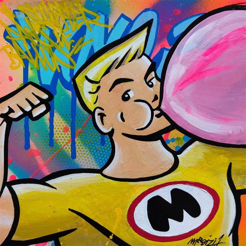 Peinture Super M par Mr Oizif | Tableau Pop Art Graffiti icones Pop