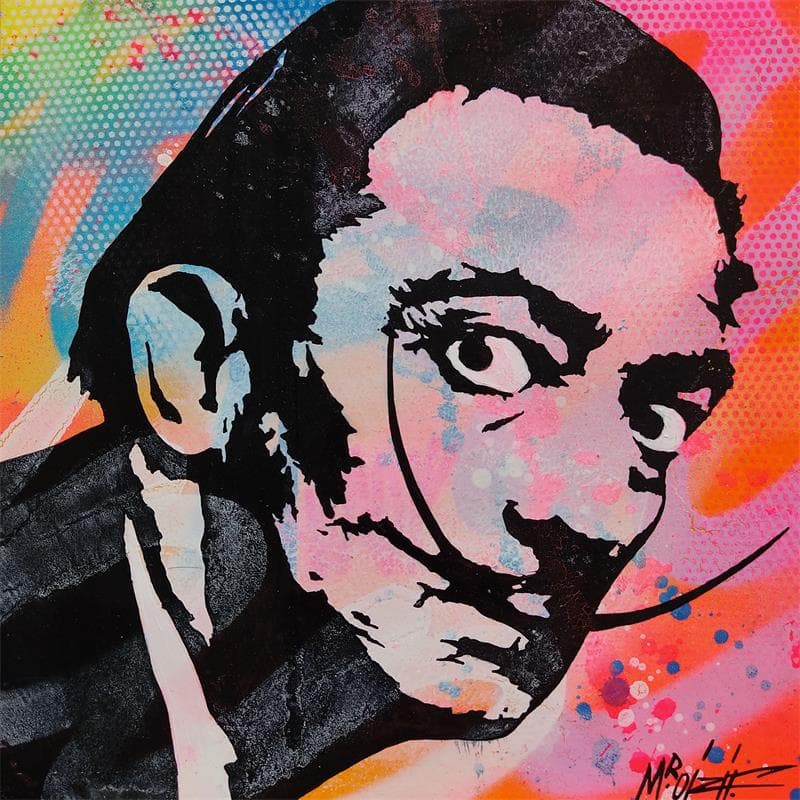 Painting Dali-is by Mr Oizif | Painting Pop art Graffiti Pop icons
