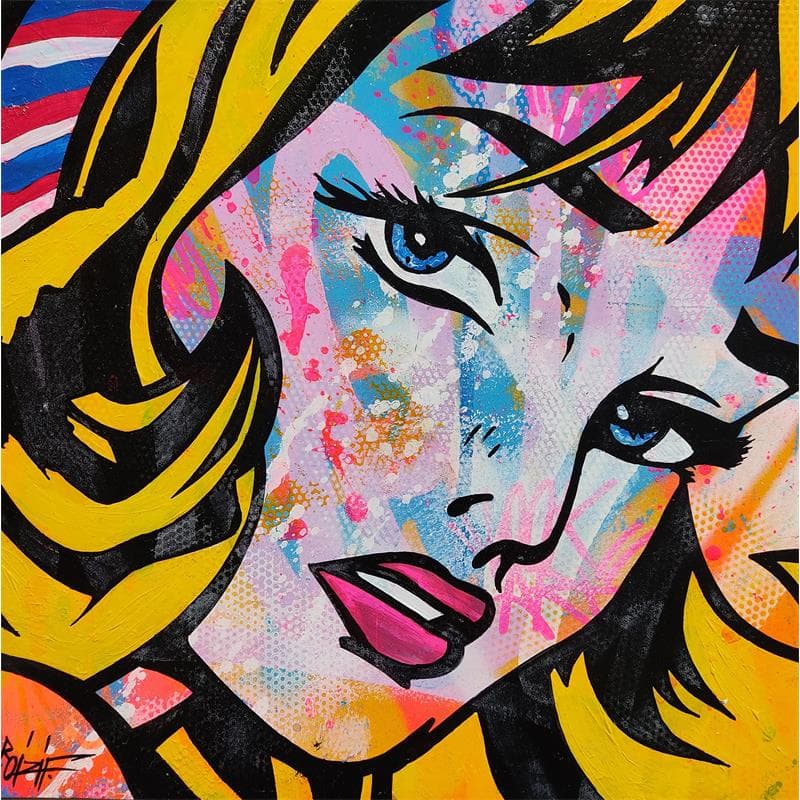 Painting Look art me by Mr Oizif | Painting Pop art Graffiti Pop icons