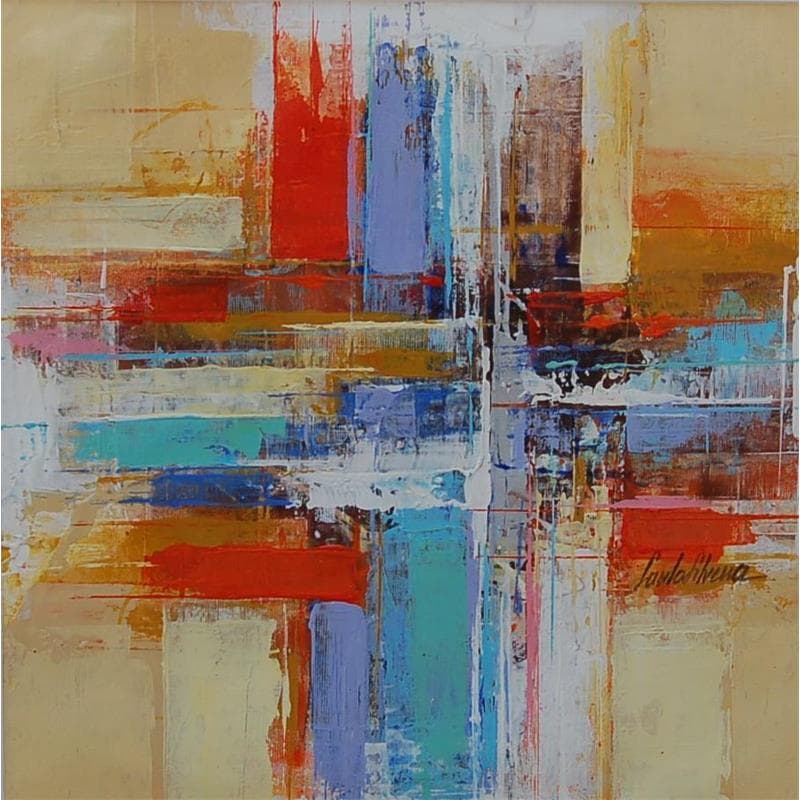 Painting angel de sueños by Silveira Saulo | Painting Abstract Acrylic