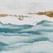 Peinture Come un Mirago par Roma Gaia | Tableau Marine Minimaliste Bois Sable