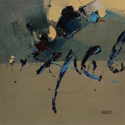 Painting Signs Outside Of Time by Virgis | Painting Abstract Oil Minimalist