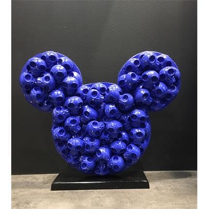 Sculpture MickeySkull XL 5 by VL | Sculpture Pop art Mixed