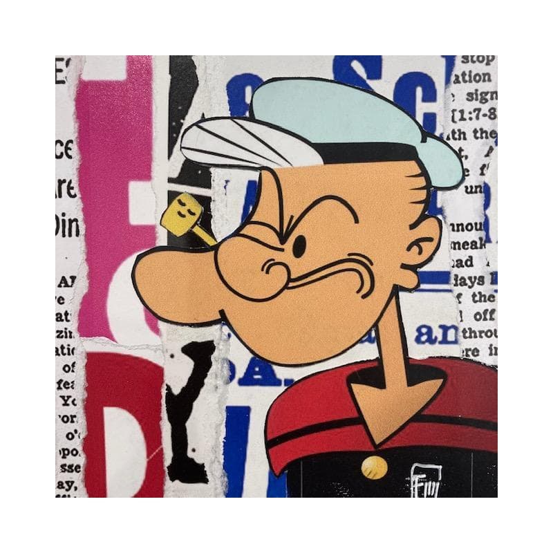 Painting Popeye by Lamboley Franck | Painting Pop-art Pop icons