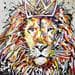 Peinture I'm the King  par Cornée Patrick | Tableau Figuratif Acrylique animaux