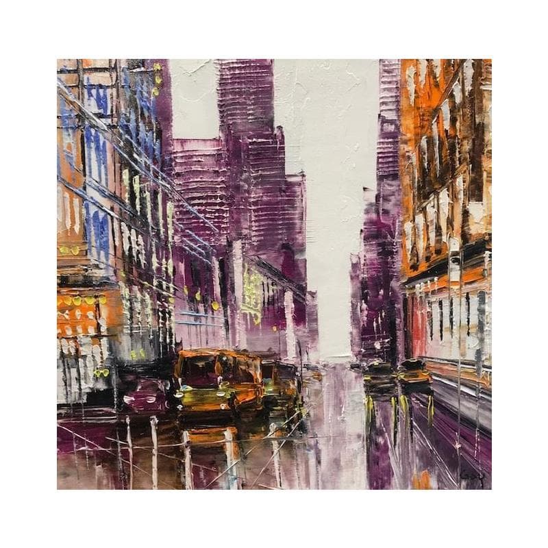Painting D3 by Goy Gregory | Painting Figurative Oil Urban