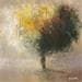 Gemälde Poetry Tree 3 von Lundh Jonas | Gemälde Figurativ Landschaften Acryl