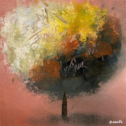 Gemälde Poetry Tree 2 von Lundh Jonas | Gemälde Figurativ Acryl Landschaften