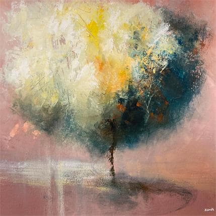 Painting Poetry Tree 4 by Lundh Jonas | Painting Figurative Acrylic Landscapes