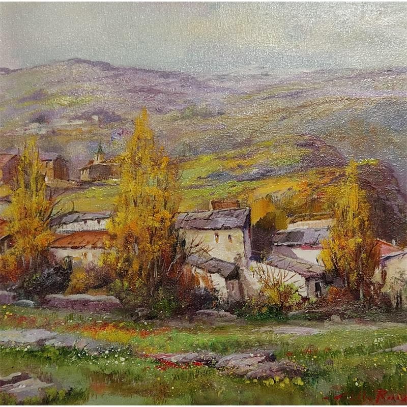 Painting Paisaje de Otoño by Cabello Ruiz Jose | Painting Figurative Oil Landscapes