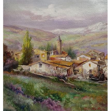 Painting Paisaje del Norte by Cabello Ruiz Jose | Painting Figurative Oil Landscapes