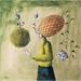 Painting Espoir by Nai | Painting Surrealism Life style Acrylic
