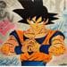 Painting Goku by Kedarone | Painting Pop-art Pop icons Graffiti