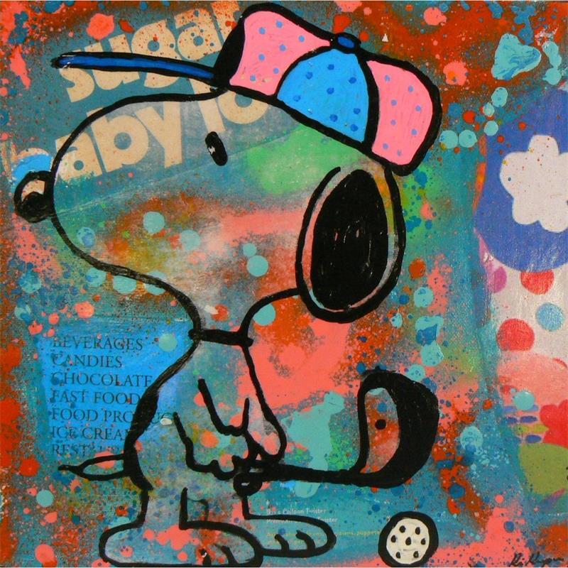 Painting Snoopy golf by Kikayou | Painting  Graffiti Pop icons