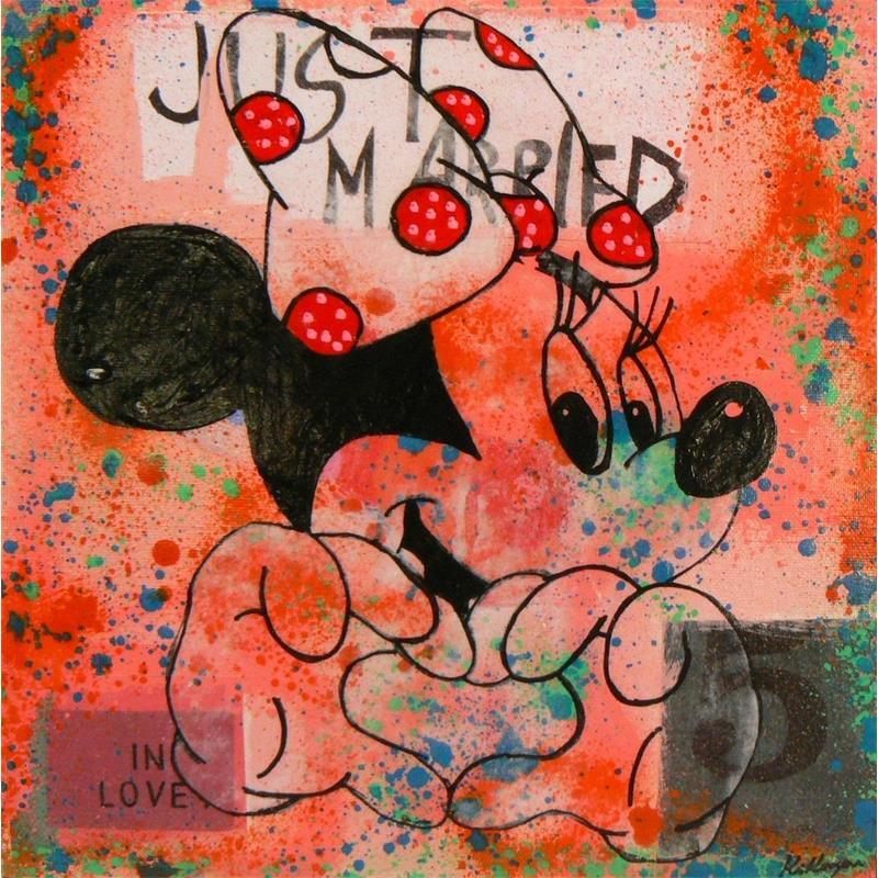 Painting Minnie by Kikayou | Painting  Graffiti