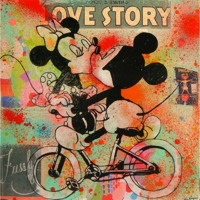 Painting Love Story  by Kikayou | Painting  Graffiti