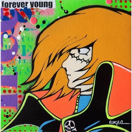 Painting Forever Young by Euger Philippe | Painting Pop art Mixed Pop icons