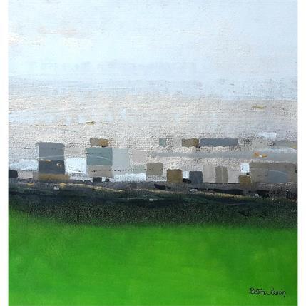 Painting Aire y luz by Levin Betina | Painting Abstract Mixed Minimalist