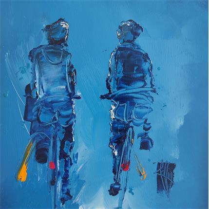Painting un soir by Raffin Christian | Painting Figurative Oil Life style, Pop icons