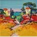 Peinture La côte près de Cassis par Corbière Liisa | Tableau Figuratif Paysages Marine Huile