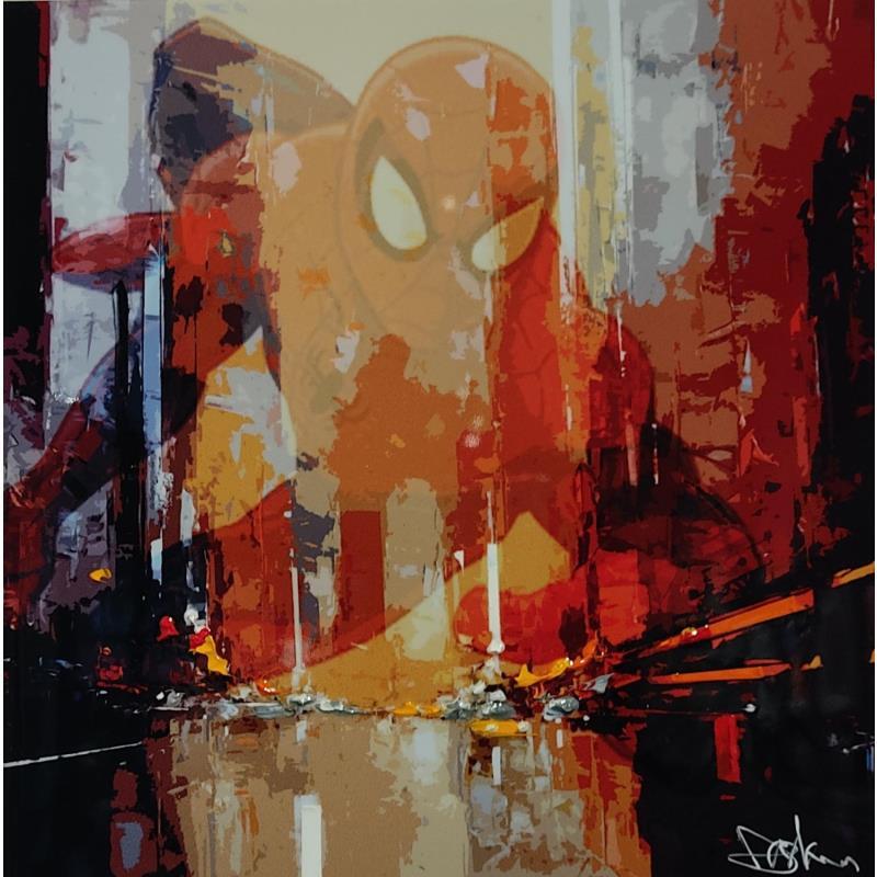 Painting Spider 6 by Castan Daniel | Painting Figurative Mixed Urban Pop icons