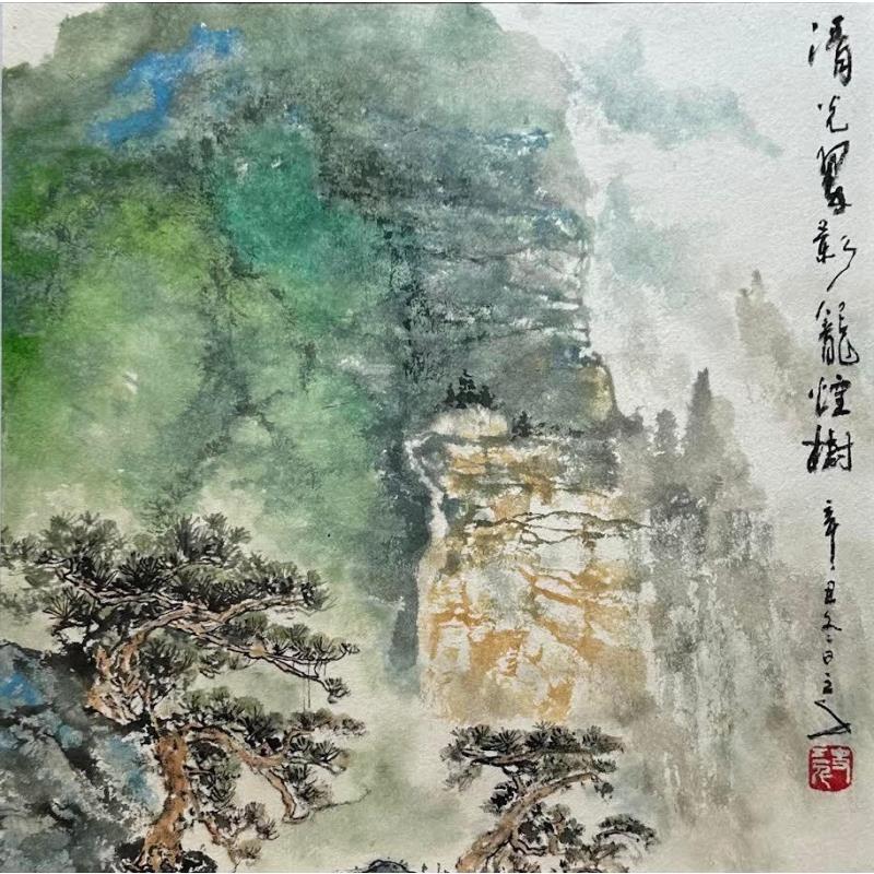 Painting Magnificance by Sanqian | Painting