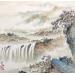 Painting Flowing on by Sanqian | Painting