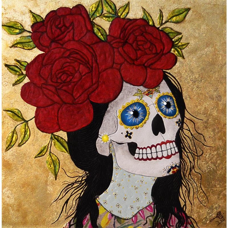 Peinture Fiesta Mexicana par Geiry | Tableau Pop-art Icones Pop