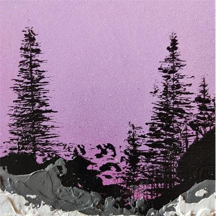 Peinture Soft lavender par Herring Lee | Tableau Figuratif Huile Paysages