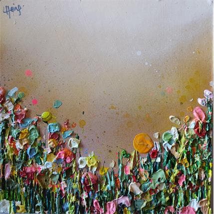 Painting Summer colour 2 by Herring Lee | Painting Abstract Oil Minimalist
