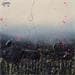 Peinture Navy burst par Herring Lee | Tableau Abstrait Huile minimaliste