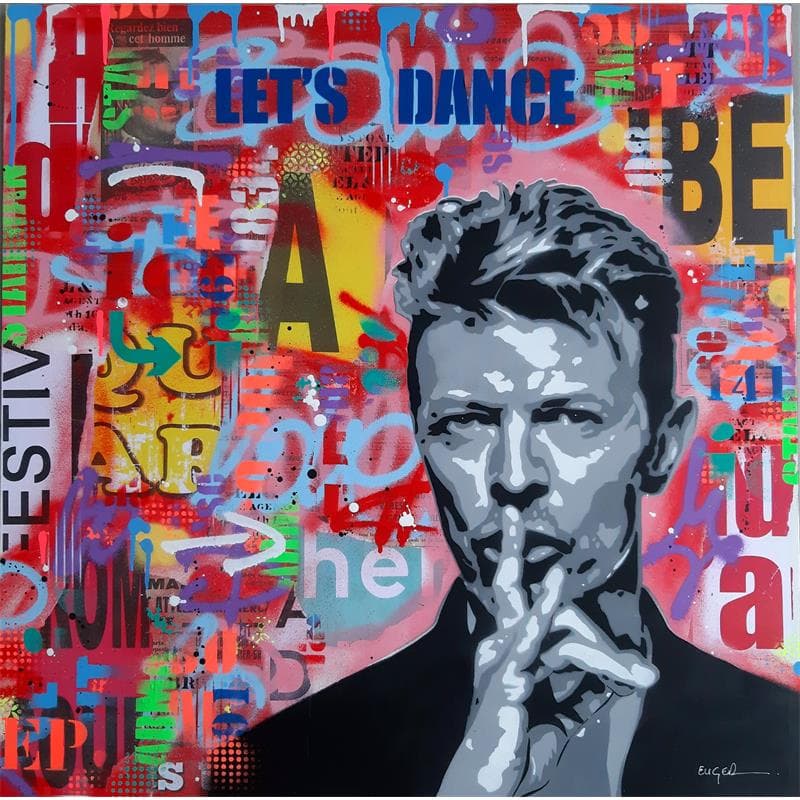 Painting Let's dance  by Euger Philippe | Painting Pop art Mixed Pop icons