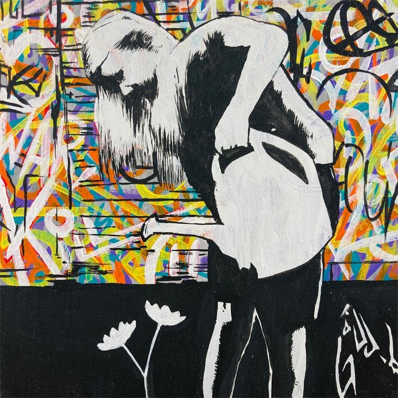 Painting Rebel by Di Vicino Gaudio Alessandro | Painting Street art Life style Graffiti Acrylic