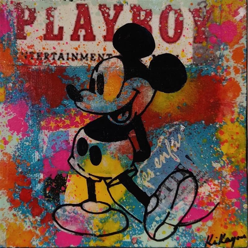 Peinture Mickey par Kikayou | Tableau