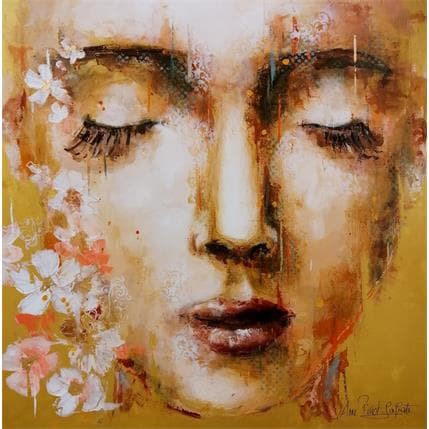 Painting Manille by Pivot-Iafrate Anne | Painting Figurative Mixed Portrait