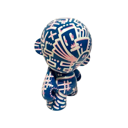 Skulptur MUNNY Bleu von Ralau | Skulptur Pop-Art Mischtechnik Pop-Ikonen