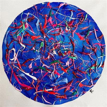 Painting Porcelaine by Cantin Rose | Painting Abstract Acrylic